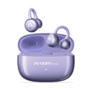 Auriculares Argom ARG-HS-5040PU TWS SkeiPods E40 de Diseño Abierto con Clip Color Purpura